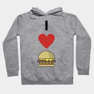 I Love Burgers Hoodie